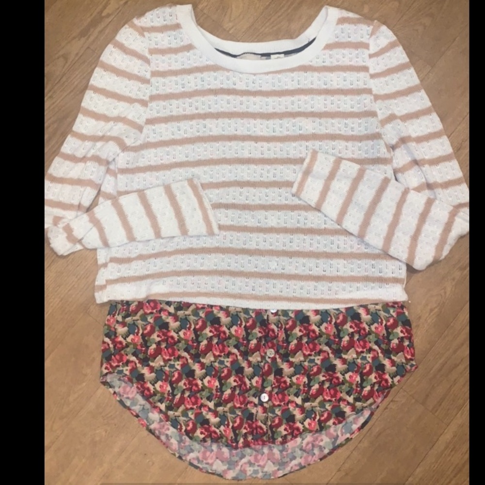 Anthropology 9-H15 STCL Long sleeve knit